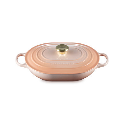 Le Creuset Enameled Cast Iron Signature Oblong Dutch Oven With Lid, 3.75 Qt.