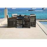 Horizon Outdoor 5 - Piece Dining Set with Cushions