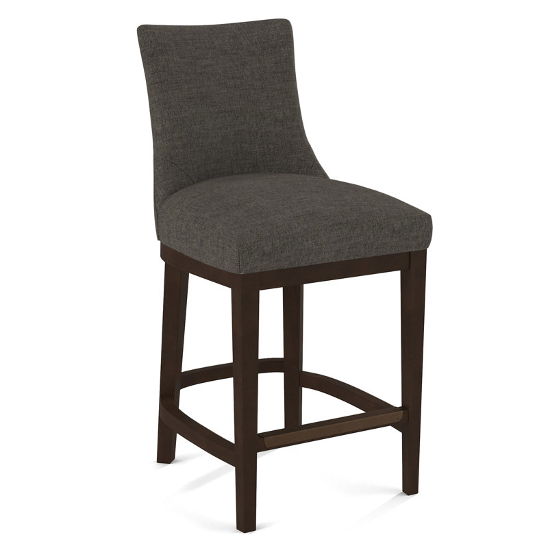 Upholstered Stool, Nutmeg, Applause Archway Grey