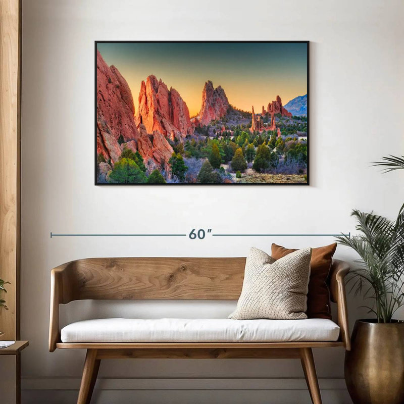 Alvord Garden of the Gods Sunrise, H 29 po x l 43 po
