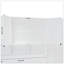 Lit escamotable simple avec placard et tiroirs