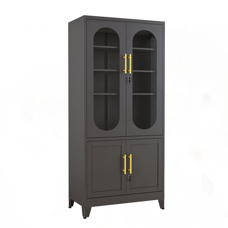 Modern style metal cabinet, Black