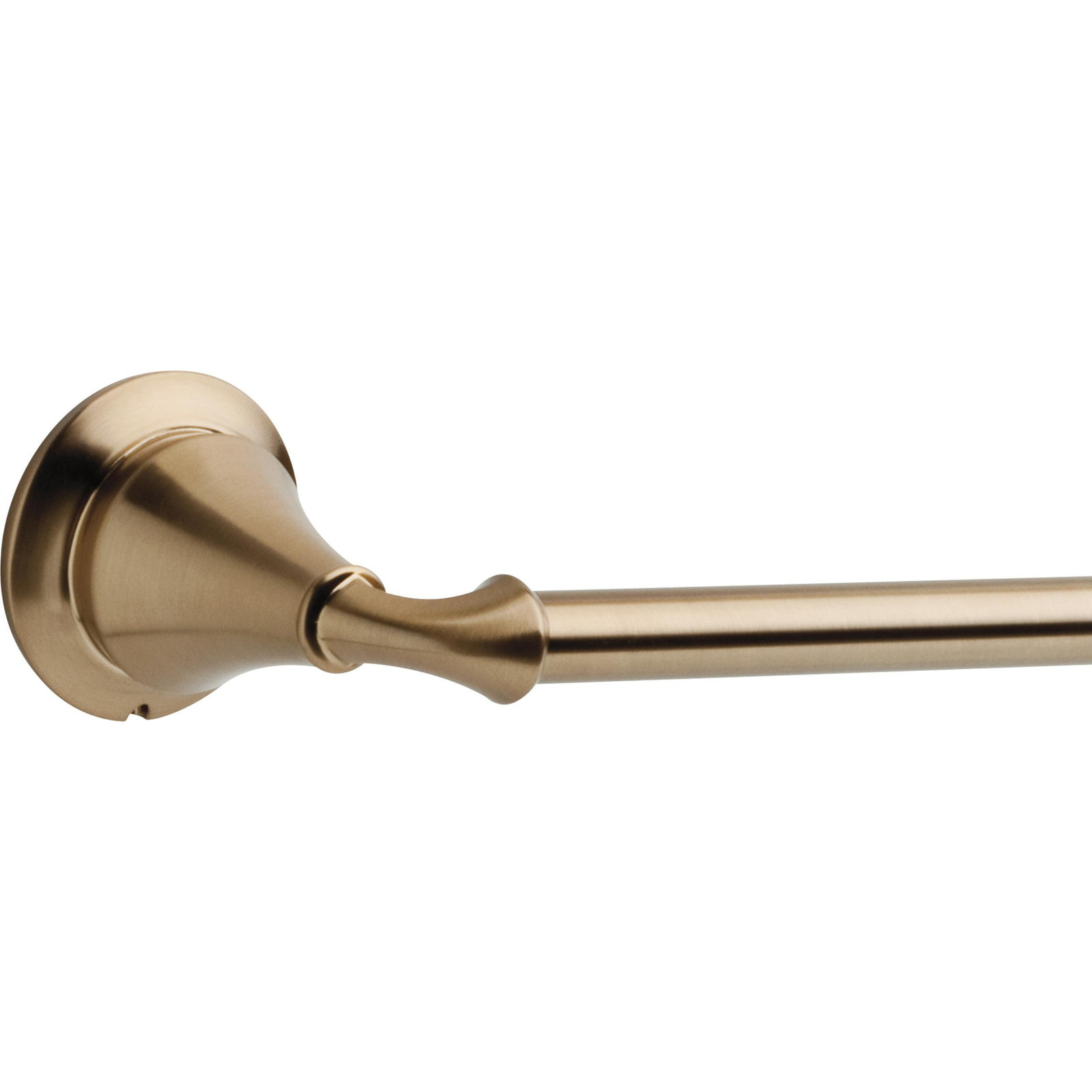 Linden™ 24" Wall-Mounted Towel Bar, Brilliance Champagne Bronze