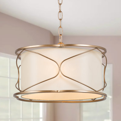 Azie 3 - Light Lantern Drum Pendant