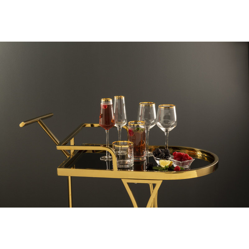 Bladwell Metal Bar Cart