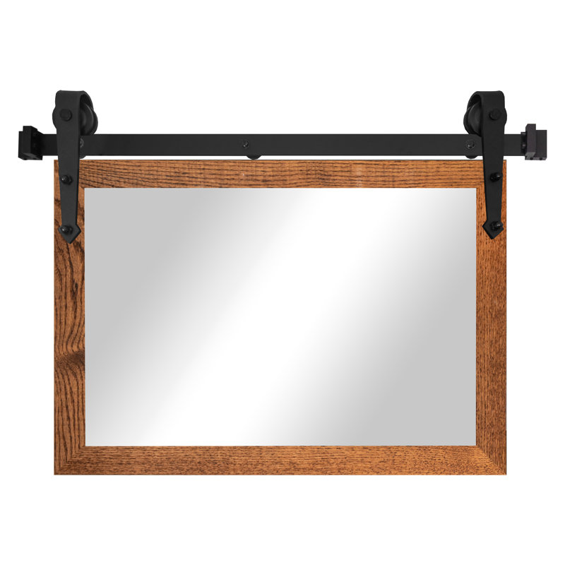 Miroir Gracie Oaks, Miel, 28 po x 33 po