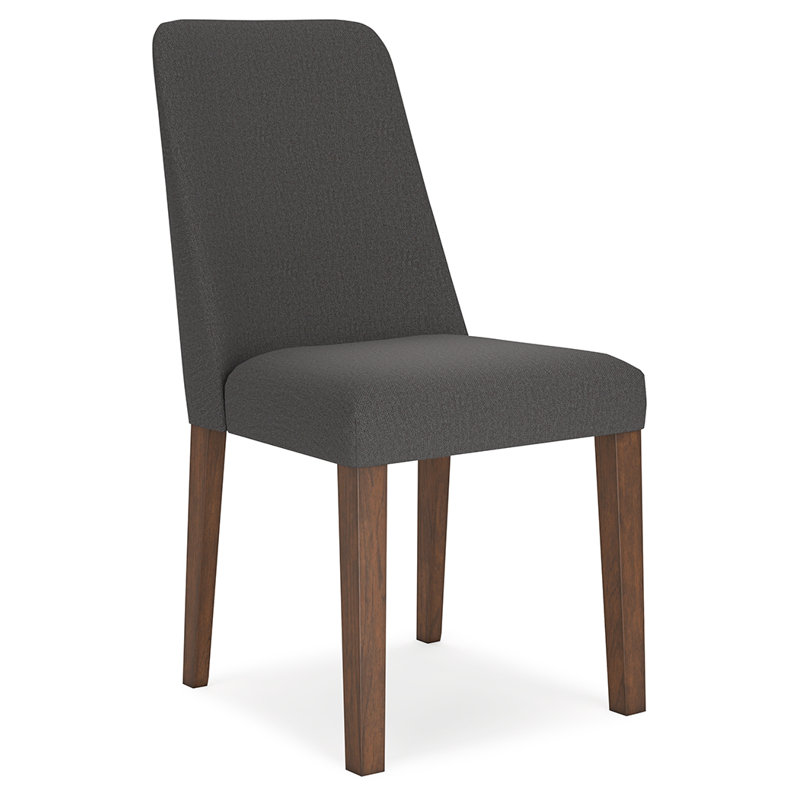 Rhanda Upholstered Side Chair, Black