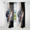 Libourne - or rose et noir Transcendant II - rideau moderne - velours obscurcissant - 1 panneau