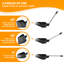 Poulet caca Scooper & Rake 2-en-1, pelle à sable avec longueur réglable, réglage multi-ange