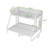 Metal Twin XL Over Queen Bunk Bed With 2 Side Ladder And Guardrails-812587745