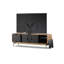 8079 - Armoire média quadruple Plume - Noyer naturel
