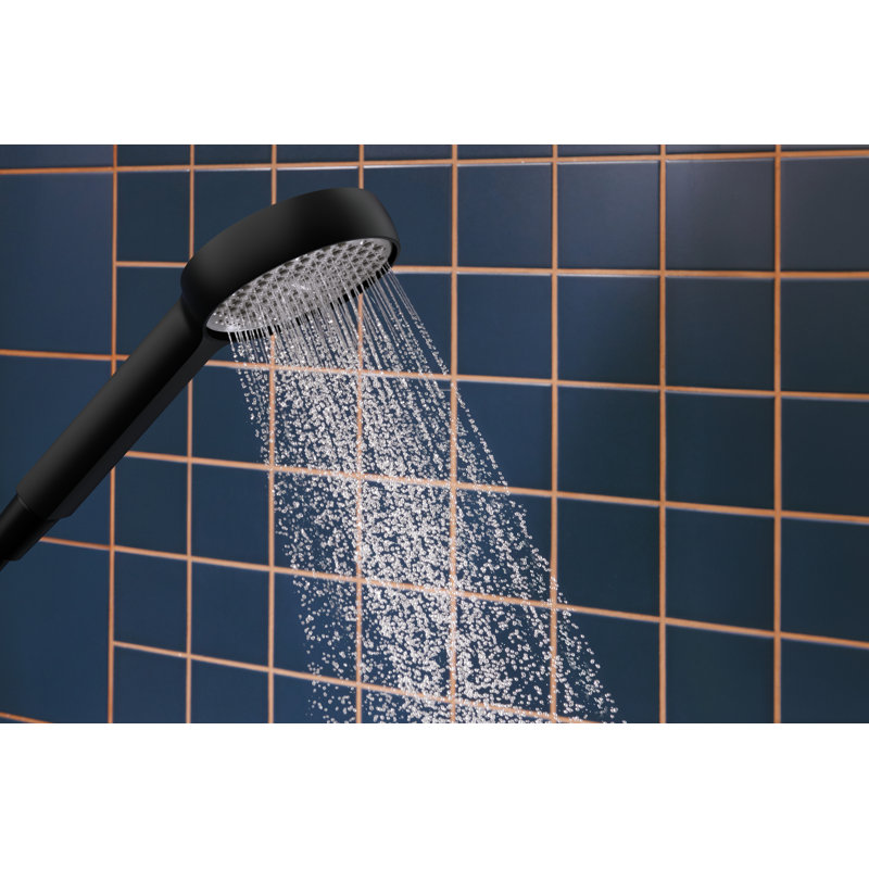 hanchesgrohe Activera S Handshower 95 1-Jet, 1,75 GPM en noir mat, Matte Black, 1.75 GPM
