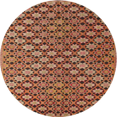 Tapis brun contemporain