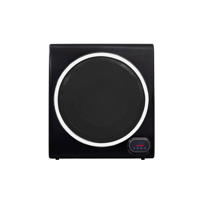 Equator Compact Vented Sensor Dryer 3.5cf/13lbs 110V Bottom control DIGITAL, Black