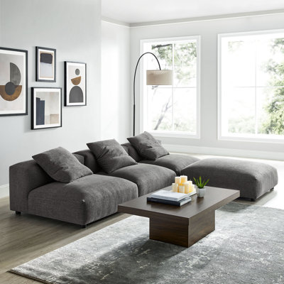 Canapé modulaire rembourré 4 pièces Solace