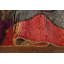 Tapis marocain abstrait en peluche fait à la main 5 x 9