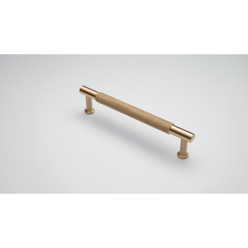 Bern 12.8 cm centre Bar Handle, Brushed Brass