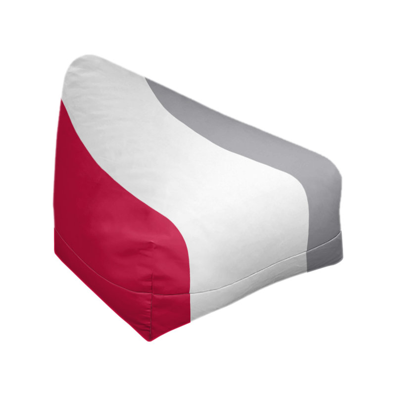 Housse de sac de pois standard Toronto, Argent / rouge / argent, 2 po x 27 po x 30 po