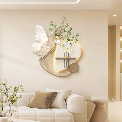 White Free form Sandstone Wall art