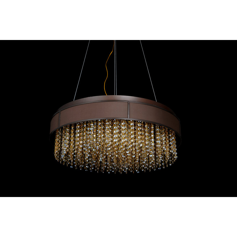 Wanamaker 12 - Light Dimmable Drum Chandelier
