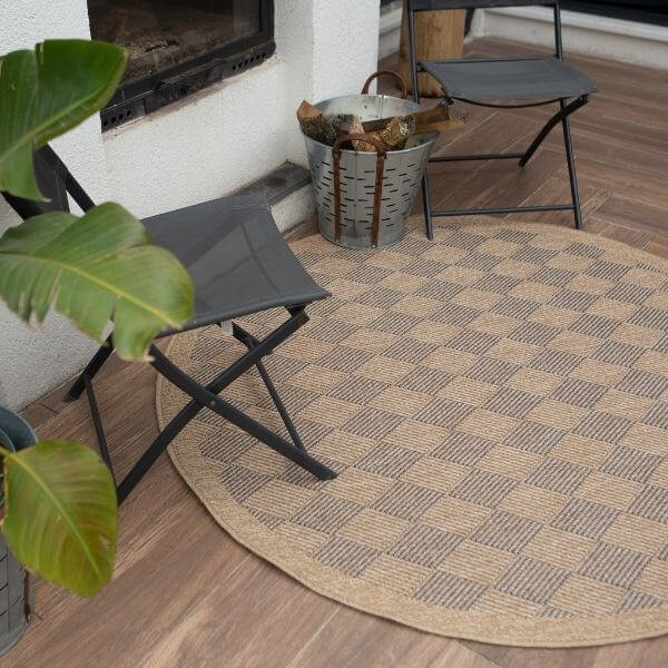 Nature Collection Argyle Indoor / Outdoor Area Rug