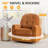 33.46’’ Nursery Rocking Chair, Upholstered Swivel Recliner-948239221