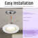 5/6" Brilli Wellness Lighting Bright Clean Antimicrobial Recessed Retrofit LED Fixture, White