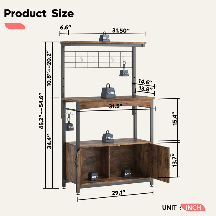 https://assets.wfcdn.com/im/18709499/resize-h755-w755%5Ecompr-r85/2172/217245519/31.5%22+Microwave+Stand+with+Storage+Cabinet%2C+Height-Adjustable+Bakers+Racks+for+Kitchen.jpg