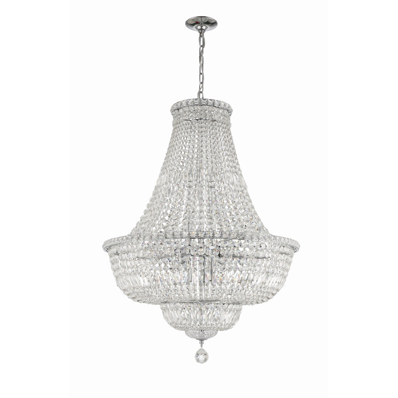 Ingrit 15 - Light Dimmable Empire Chandelier