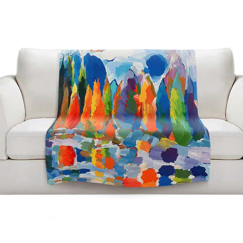 Couverture sherpa doux à résonance d’automne, l 68 po x L 80 po