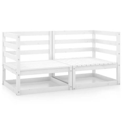Mattawan 70cm Wide Pine Patio Sofa