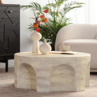 Round Accent Buentello with sturdy base
