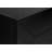 Mid-Century Modern 72 Inch TV Stand Console with Storage, Black Laminate, Media Entertainment Center-386064842