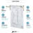 Steel Blueprint File Drop Office Storage Wall Rack with 30" Hanging Clamps
