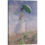 «Woman with a Parasol Turned to the Right, 1886» par Claude Monet, reproduction d'art sur toile tendue-74304280-74304281-74304282