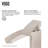 Satro 7" H Single Handle Single Hole Bathroom Faucet-28294649