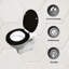 Actaeon Soft Close Elongated Standard Toilet Seat-1390927073