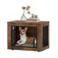 Wooden Dog Crate Furniture, Nightstand with Lock-828711453-828711454