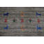 Tapis oriental gris et vert Gabbeh 8 x 10