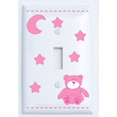 Plaque murale interrupteur à bascule 1-Teddy Bear