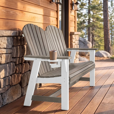 Banc Adirondack de 52 po, blanc