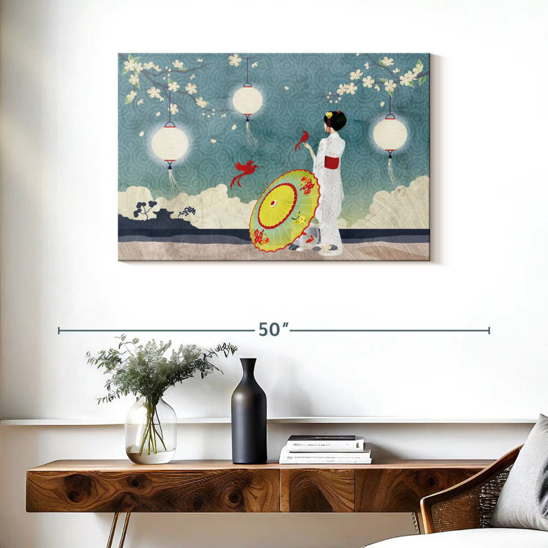 Fantaisie de Leisha Geisha, H 24 po x l 36 po