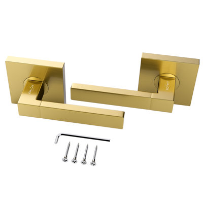 AVALON 0610 MIRA Modern Matte Black Door Handle Lever Set (Privacy/Passage)