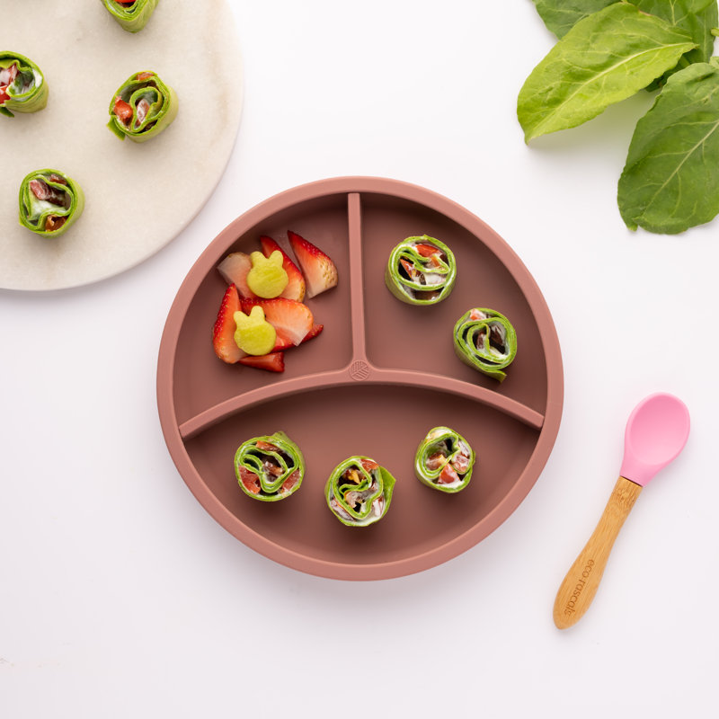 Silicone Divider Plate, Rose