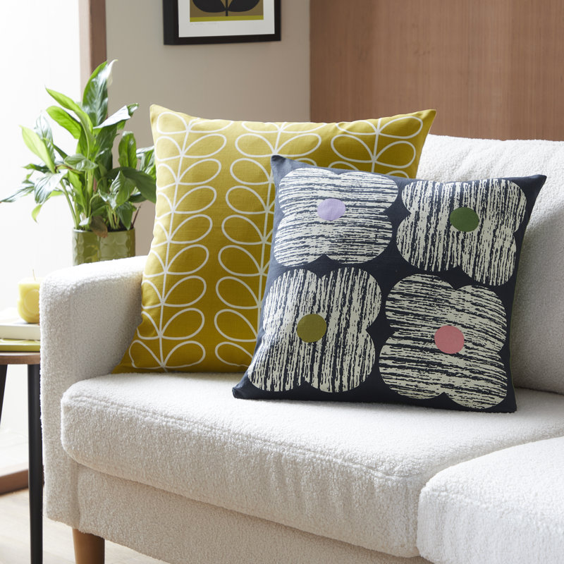 Multi Stem Fern/Ochre MF 50x50cm Cushion