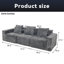 Canapé modulaire convertible 3 places Modern