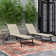 Bembo 66.93" Long Reclining Chaise Lounge with Wheels