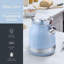 ​​Swan SK14631BLU Retro Traditional Kettle, Rapid Boil, Removable Limescale Filter, Easy Pour, 360 Degree Base, Water Indicator Window and Boil Dry Protection 1.7L, 3KW, Blue​