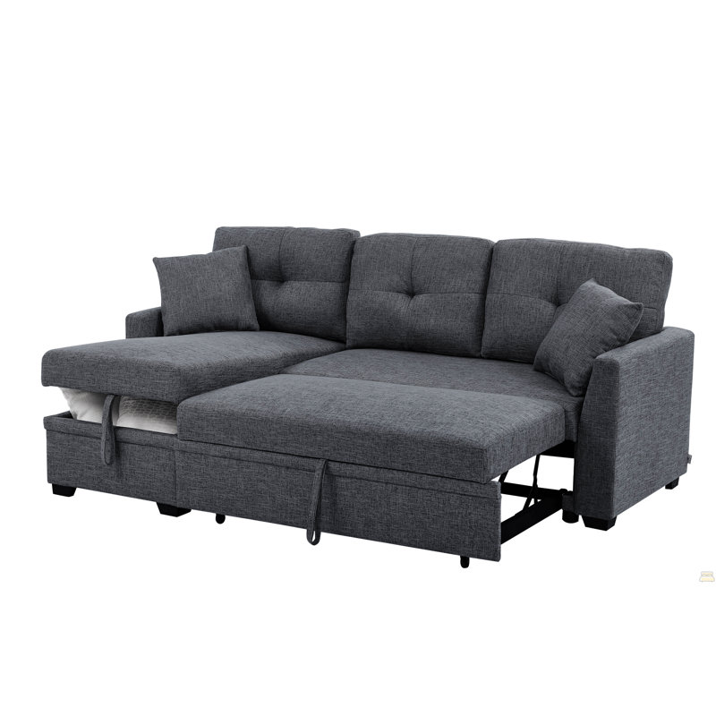 Modular Sleeper Sectional Sofa With Storage