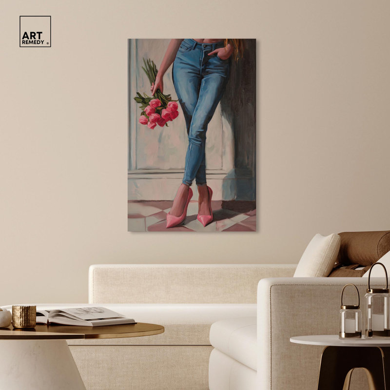 «Waiting for You» par Art Remedy, H 54 po x l 36 po, Toile tendue